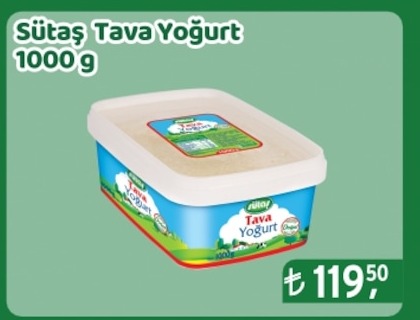 Sütaş Tava Yoğurt 1000G