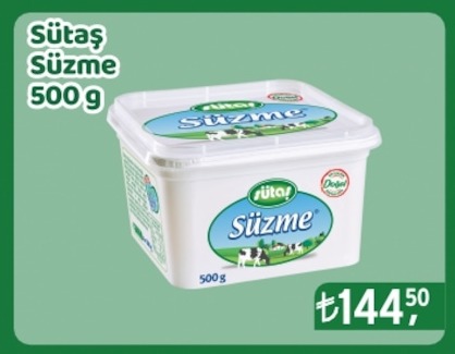 Sütaş Süzme 500G