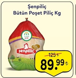 Şenpiliç Bütün Poşet Piliç Kg