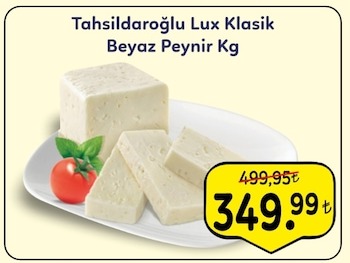 Tahsildaroğlu Lux Klasik Beyaz Peynir Kg