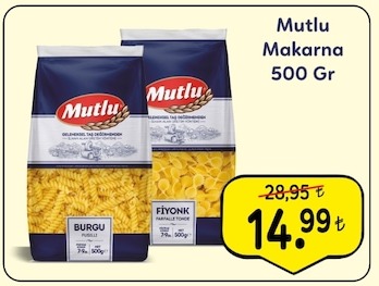 Mutlu Makarna 500 Gr
