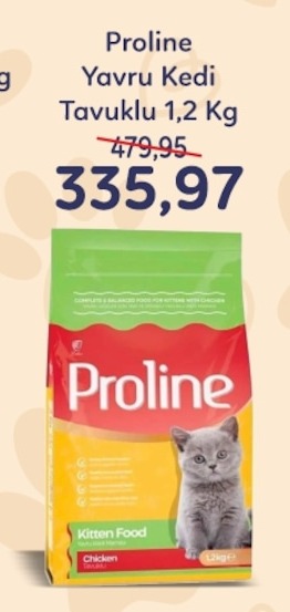 Proline Yavru Kedi Tavuklu 1,2 Kg