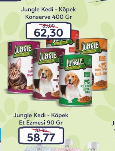 Jungle Kedi - Köpek Konserve 400 Gr
