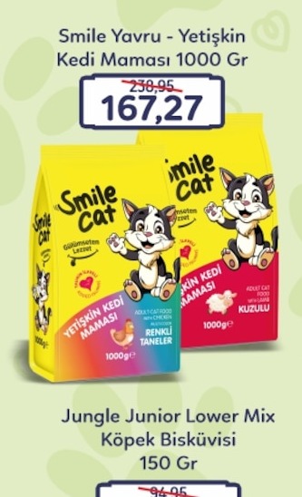 Smile Yavru - Yetişkin Kedi Maması 1000 Gr