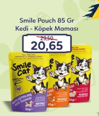 Smile Pouch 85 Gr Kedi - Köpek Maması