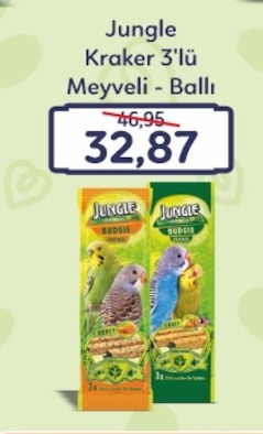 Jungle Kraker 3'Lü Meyveli - Ballı