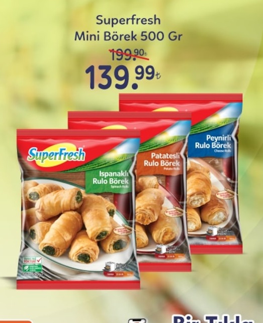 Superfresh Mini Börek 500 Gr