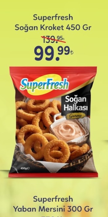 Superfresh Soğan Kroket 450 Gr