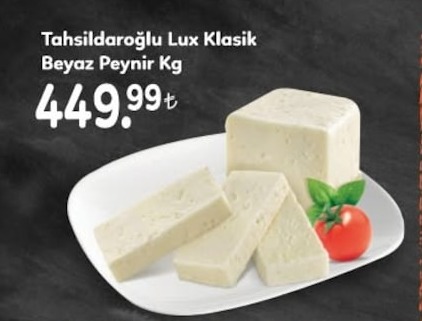 Tahsildaroğlu Lux Klasik Beyaz Peynir Kg