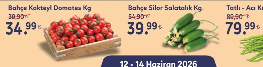 Bahçe Kokteyl Domates Kg