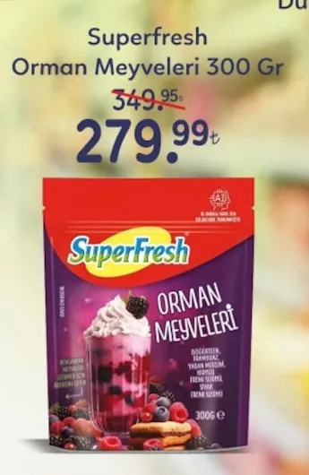 Superfresh Orman Meyveleri 300 Gr