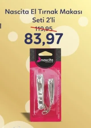 Nascita El Tırnak Makası Seti 2'Li