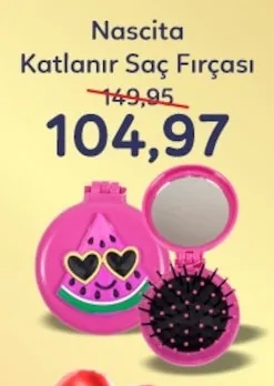 Nascita Katlanır Saç Fırçası