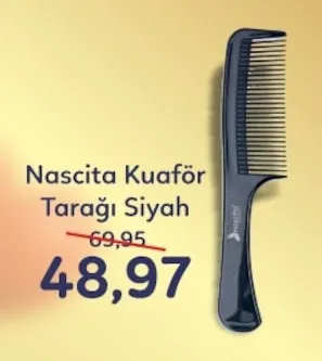 Nascita Kuaför Tarağı Siyah