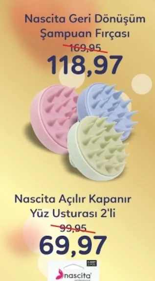 Nascita Geri Dönüşüm Şampuan Fırçası