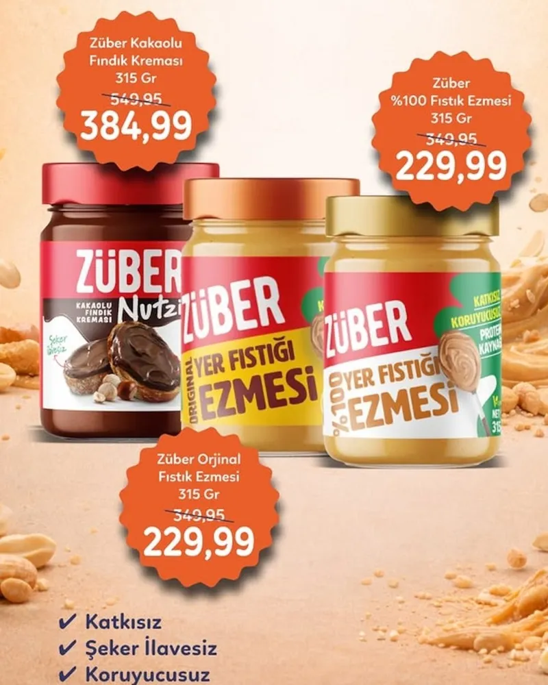 Züber Kakaolu Fındık Kreması 315 Gr