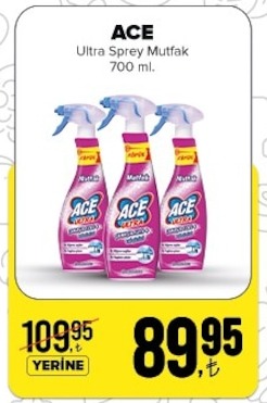 Ace Ultra Sprey Mutfak 700 Ml