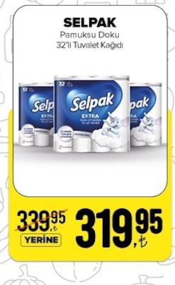 Selpak Pamuksu Dokut 32'Li Tuvalet Kağıdı