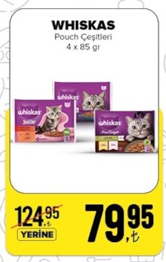 Whiskas Pouch Çeşitleri 4 X 85 Gr