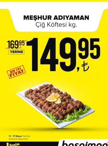 Meşhur Adıyaman Çiğ Köftesi Kg.
