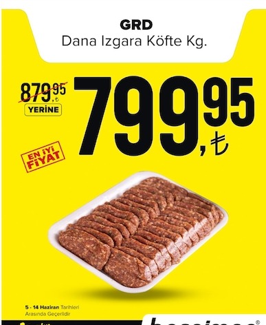 Grd Dana Izgara Köfte 1Kg