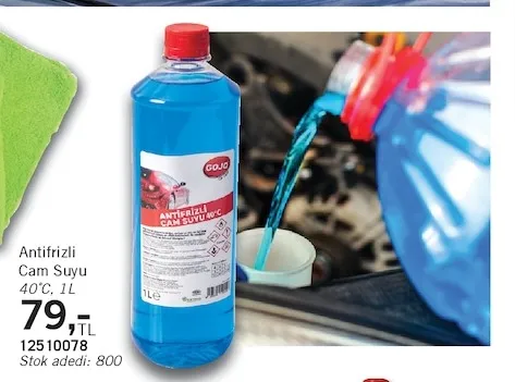 Antifrizli Cam Suyu 40°C, 1L