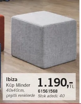 Ibiza Küp Minder 40X40Cm