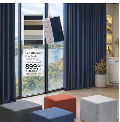 Eco Blackout Fon Perde 140X270Cm