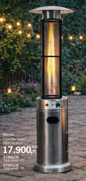 Mantar Veranda Isıtıcı