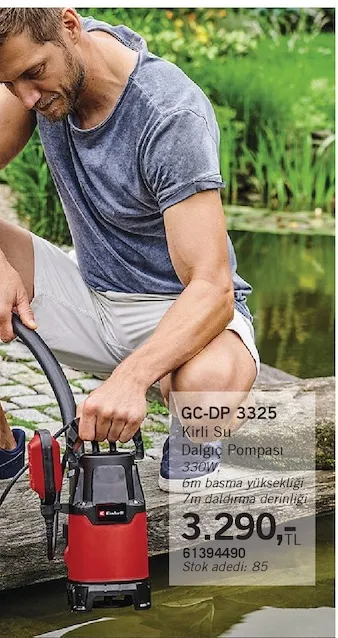 Einhell Gc-Dp 3325 Kirli Su Dalgıç Pompası