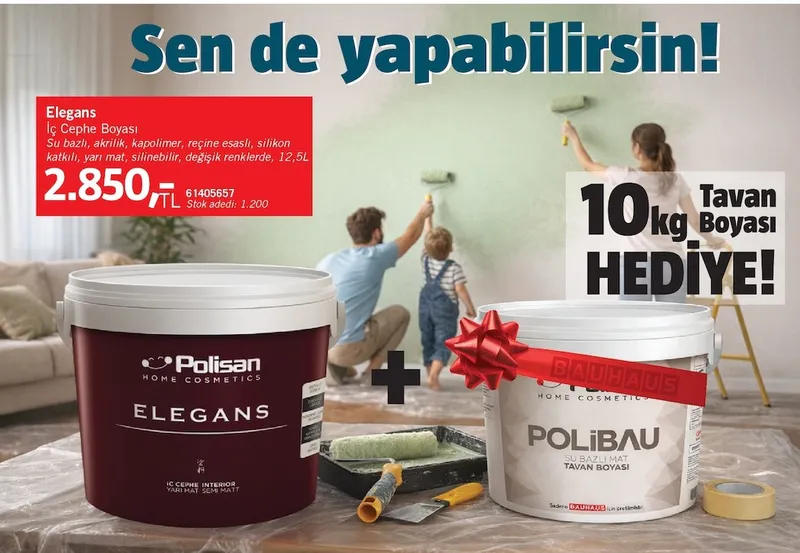 Polisan Elegans İç Cephe Boyası 12,5L