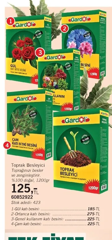 Gardol Toprak Besleyici