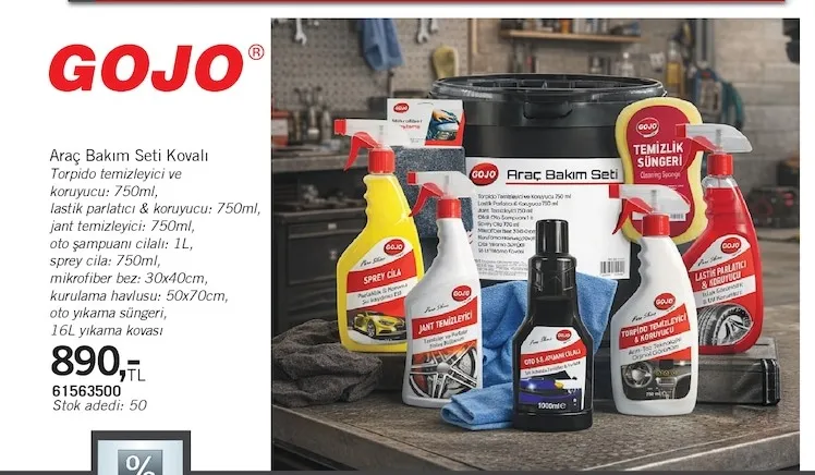 Gojo Araç Bakım Seti Kova