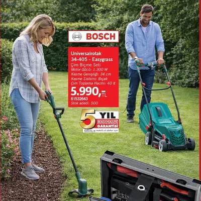 Bosch Universalrotak 34-405 - Easygrass Çim Biçme Seti