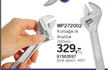 Wp272002 Kurbağacık Anahtar 200Mm