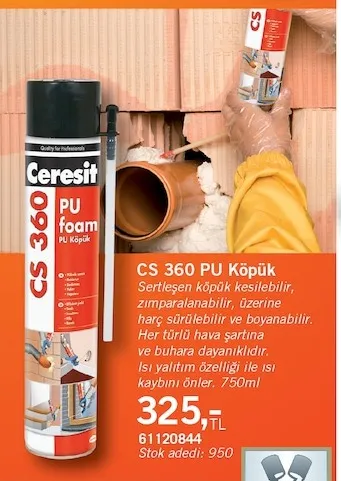 Ceresit Cs 360 Pu Köpük 750Ml