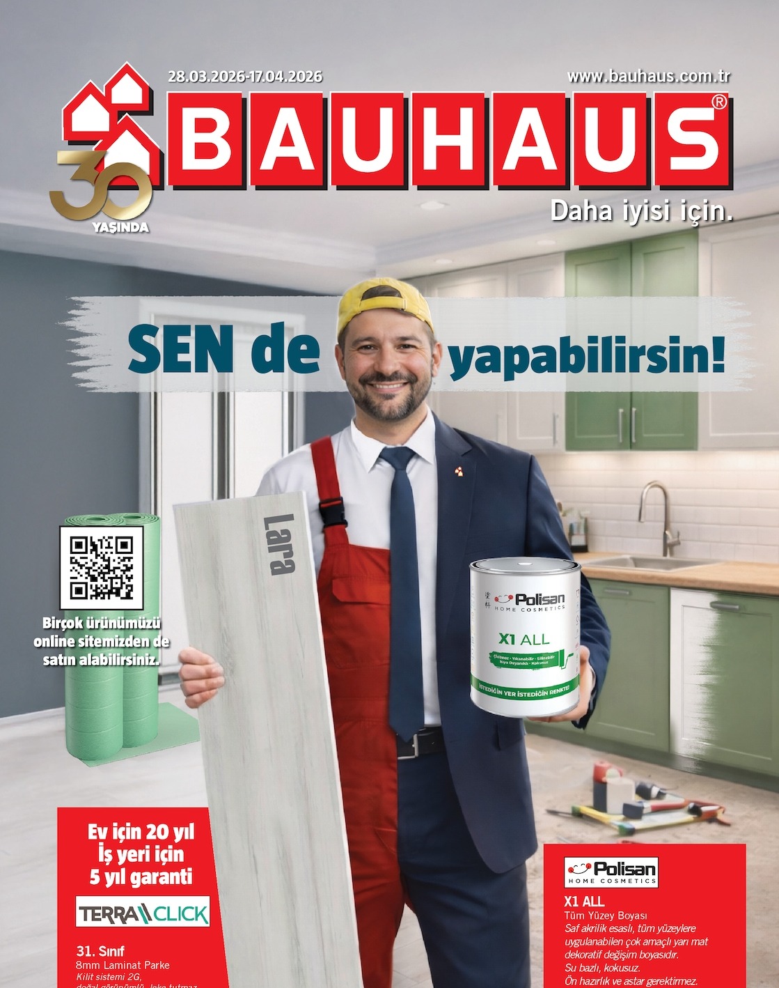 Polisan X1 All Tüm Yüzey Boyası 0.75L