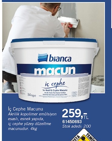 Iç Cephe Macunu 4Kg