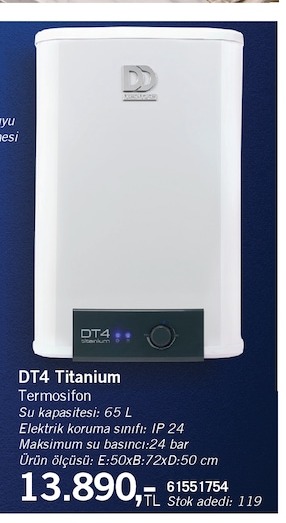 Demirdöküm Dt4 Titanium Termosifon