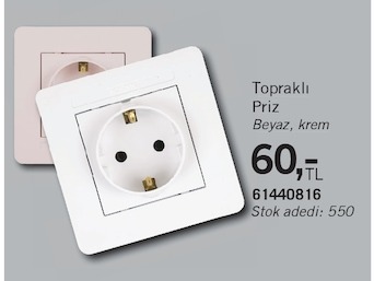 Topraklı Priz