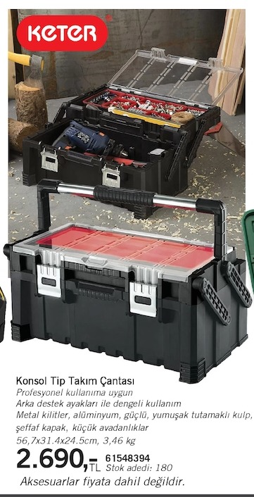 Keter Konsol Tip Takım Çantası