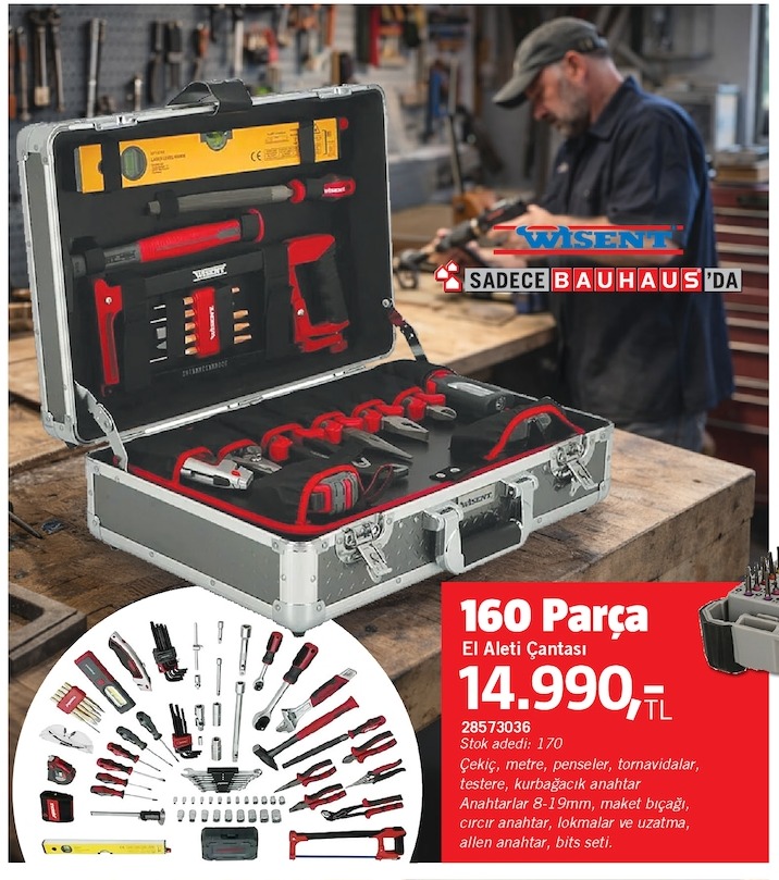 Wisent El Aleti Çantası 160 Parça