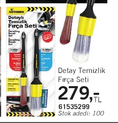 Detay Temizlik Fırça Seti