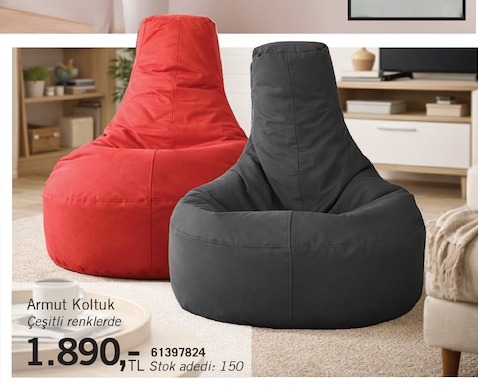 Armut Koltuk Çeşitli Renklerde