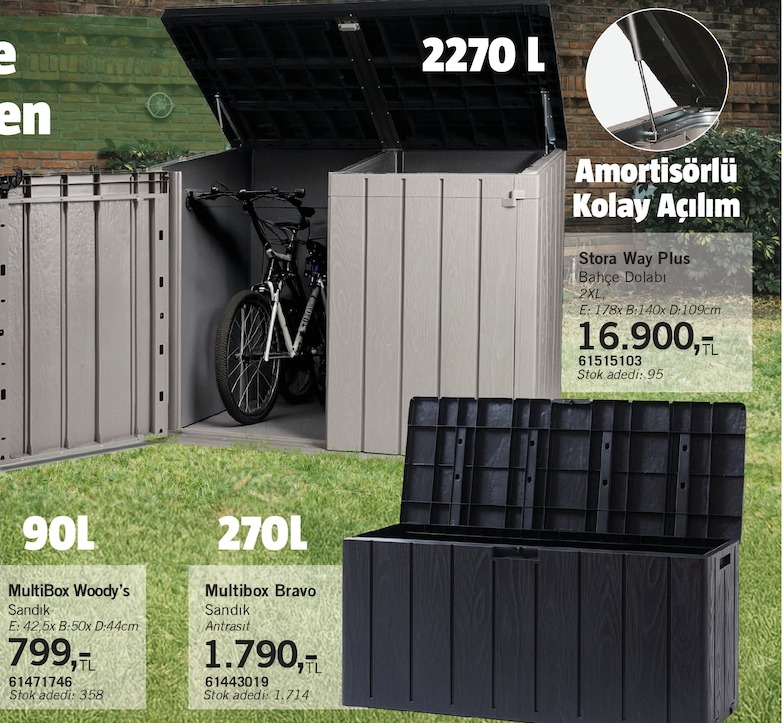 Stora Way Plus Bahçe Dolabı 2Xl