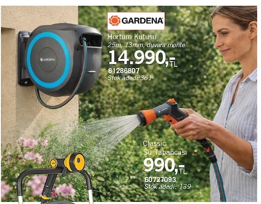 Hortum Kutusu 25M, 13Mm, Duvara Monte