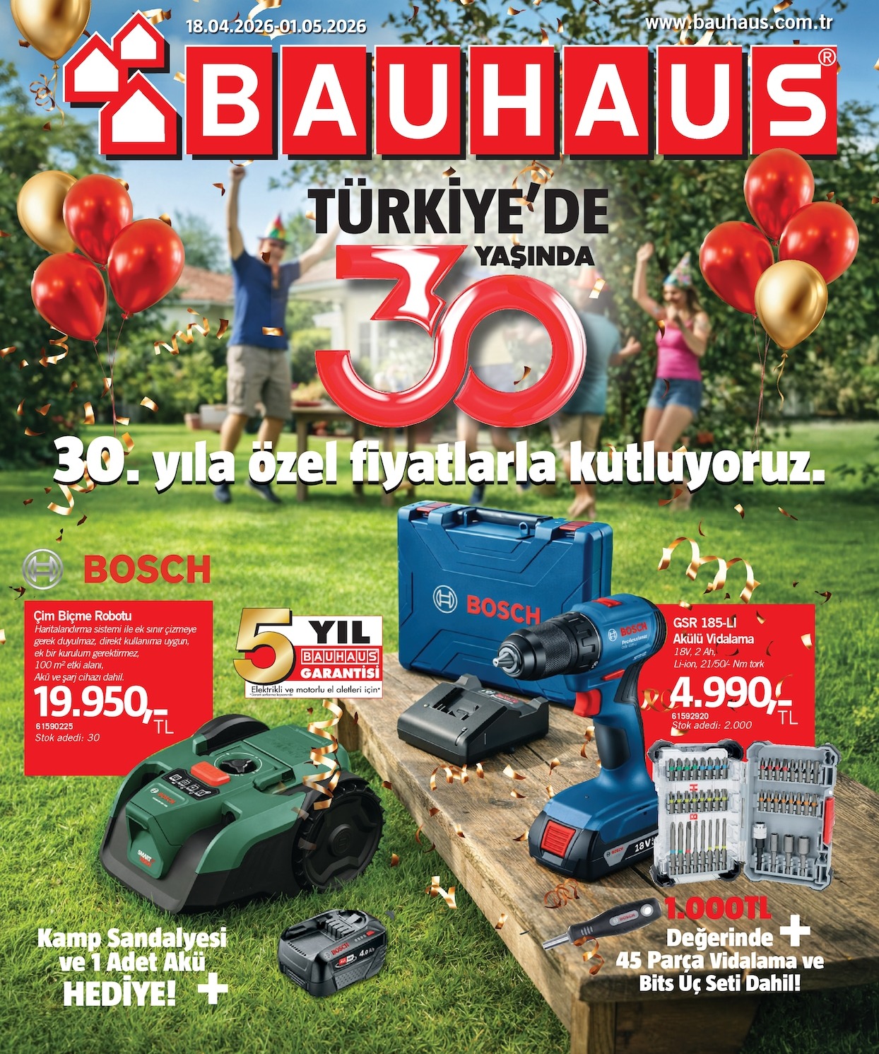 Bosch Çim Biçme Robotu