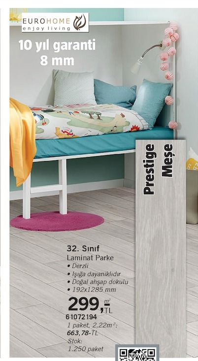 Eurohome Prestige Meşe Laminat Parke