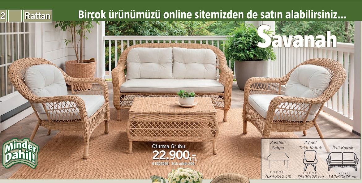 Savannah Oturma Grubu