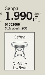 Sehpa 1 Adet
